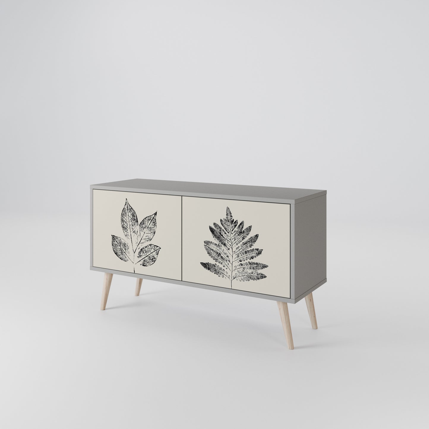 LEAFY STAMPS Mobile TV Compatto a 2 Ante