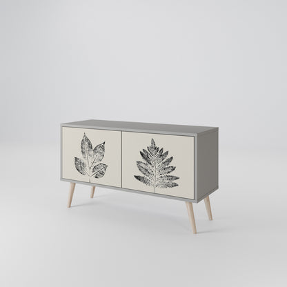 LEAFY STAMPS Mobile TV Compatto a 2 Ante