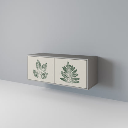 GREEN LEAFY STAMPS Mobile TV Compatto a 2 Ante
