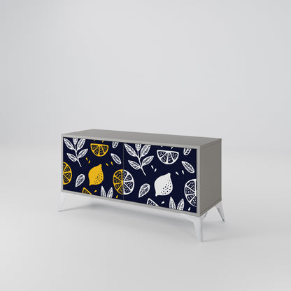 CITRUS BLACK AND WHITE Mobile TV Compatto a 2 Ante