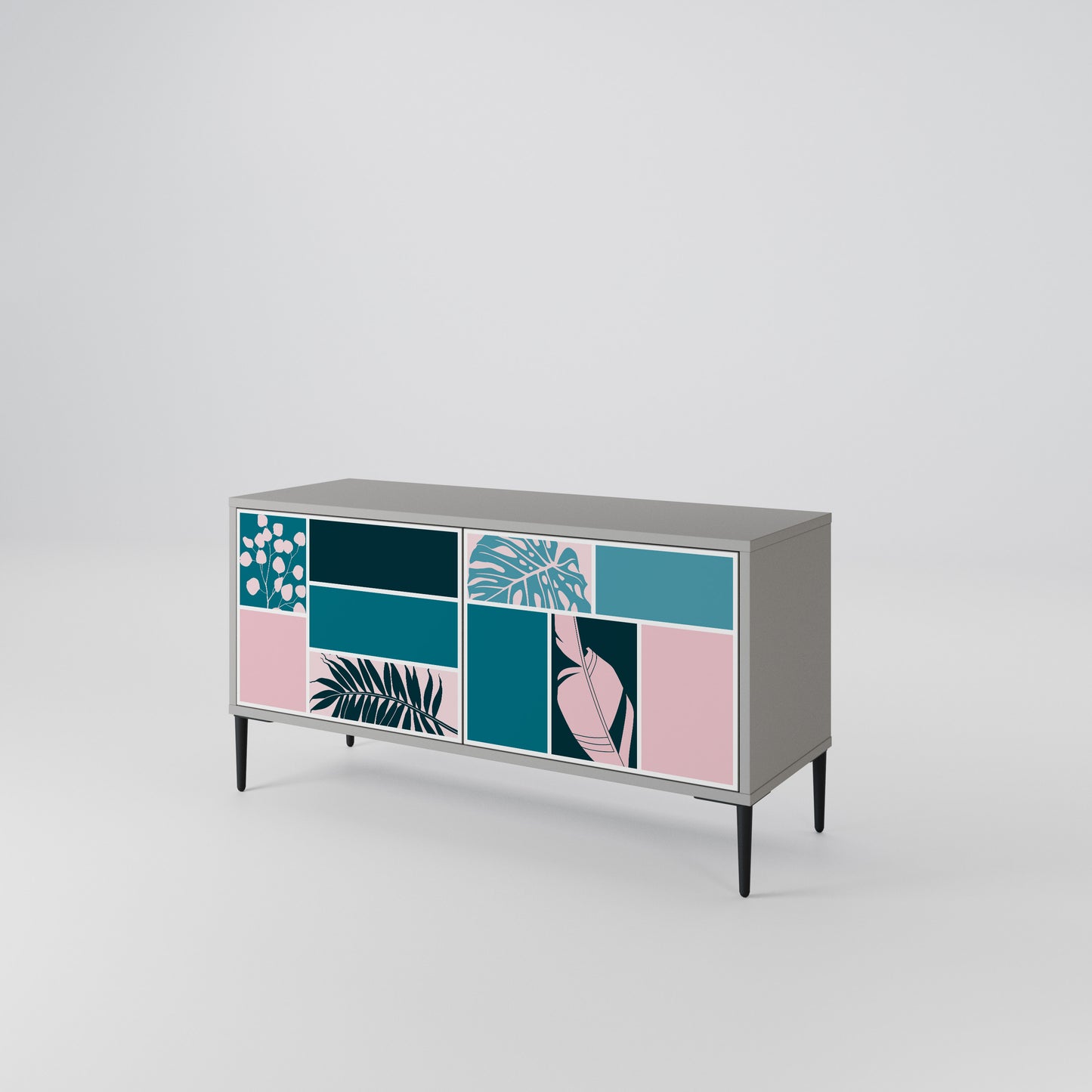 COMBINATION OF SHAPES Mobile TV Compatto a 2 Ante