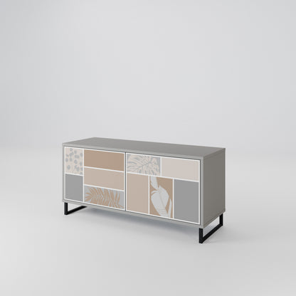 TROPICAL SHAPES Mobile TV Compatto a 2 Ante