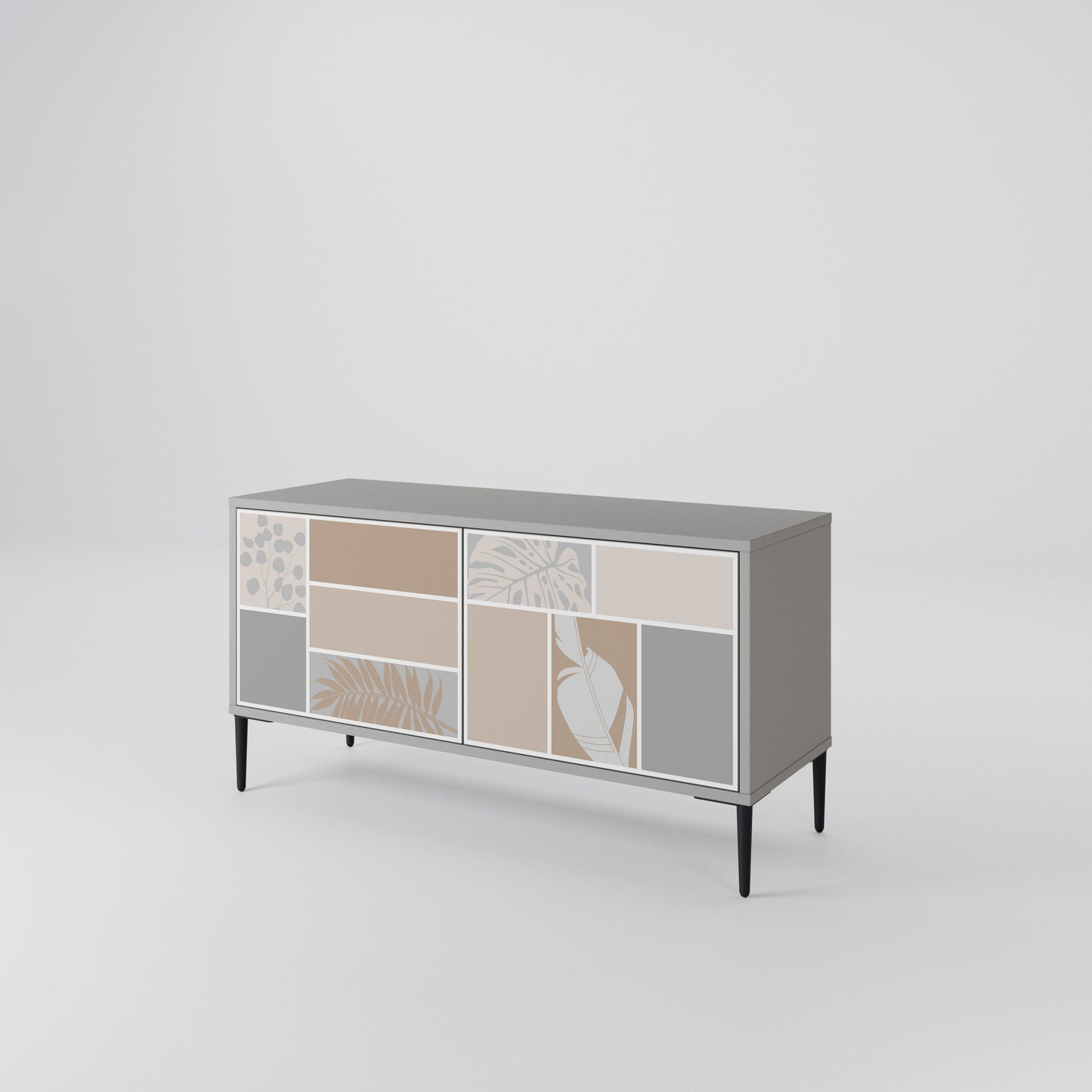 TROPICAL SHAPES Mobile TV Compatto a 2 Ante