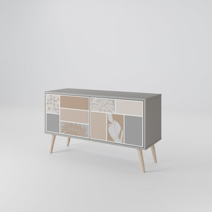 TROPICAL SHAPES Mobile TV Compatto a 2 Ante