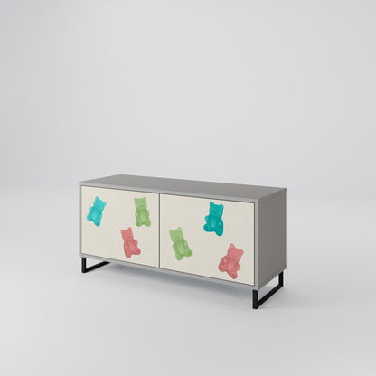 GUMMY BEARS Mobile TV Compatto a 2 Ante
