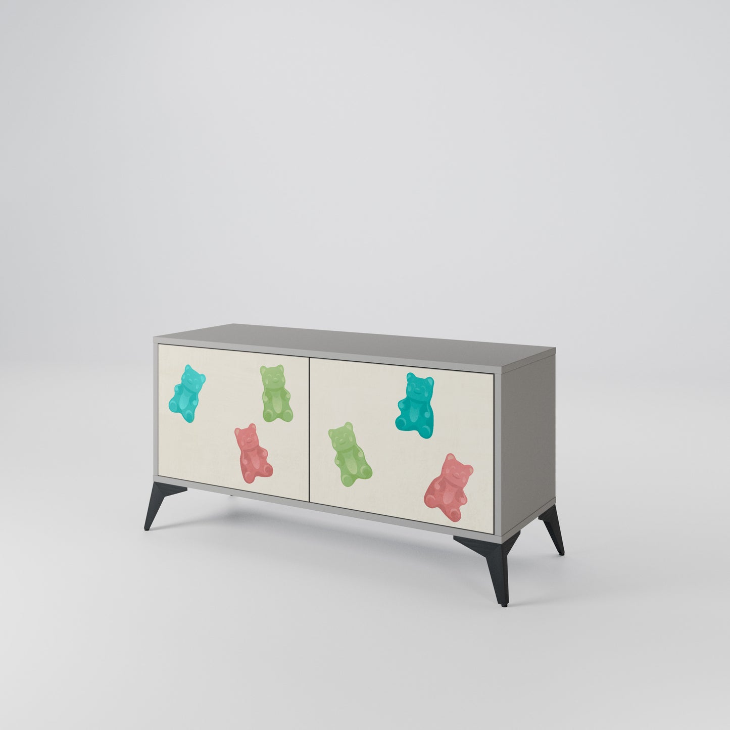 GUMMY BEARS Mobile TV Compatto a 2 Ante