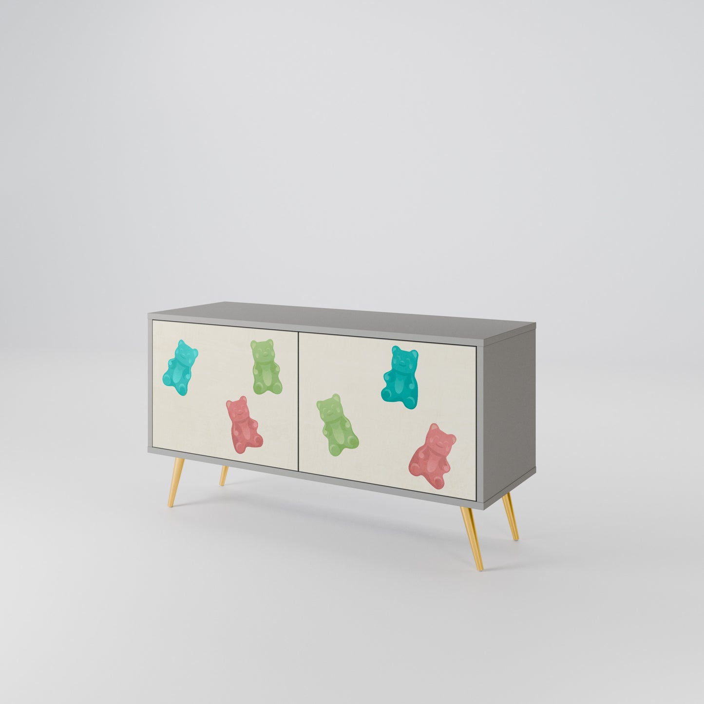 GUMMY BEARS Mobile TV Compatto a 2 Ante