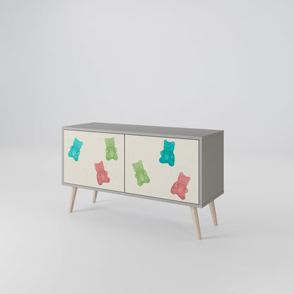 GUMMY BEARS Mobile TV Compatto a 2 Ante