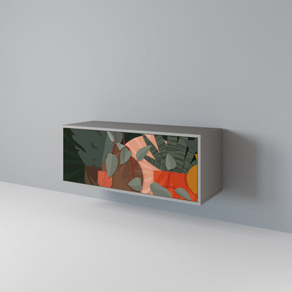 TROPICAL COMPOSITION Mobile TV Compatto a 2 Ante