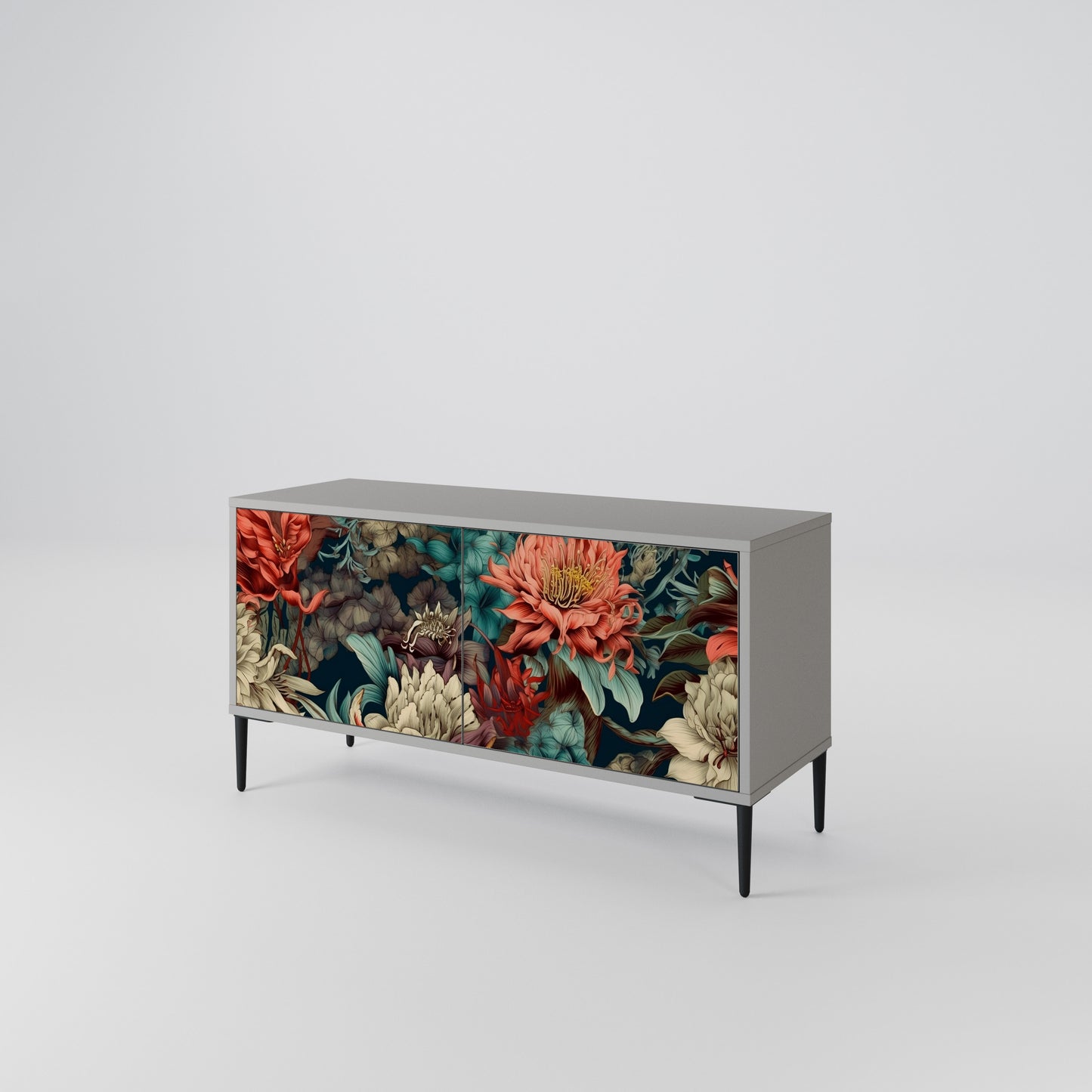 SPROUTING GRACE Compact 2-Door TV Cabinet