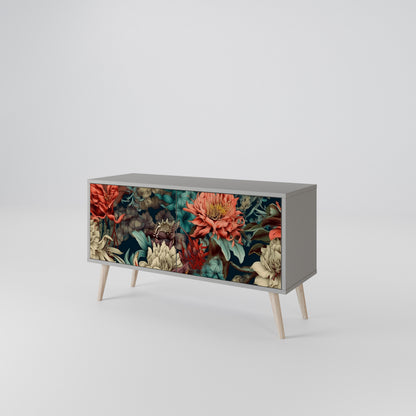SPROUTING GRACE Compact 2-Door TV Cabinet