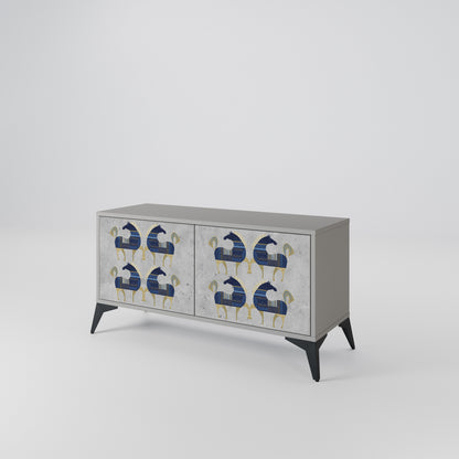 MAJESTIC STEED Mobile TV Compatto a 2 Ante