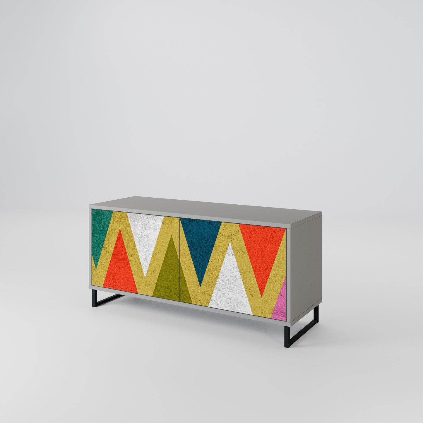 COLORFUL TRIANGLES Mobile TV Compatto a 2 Ante