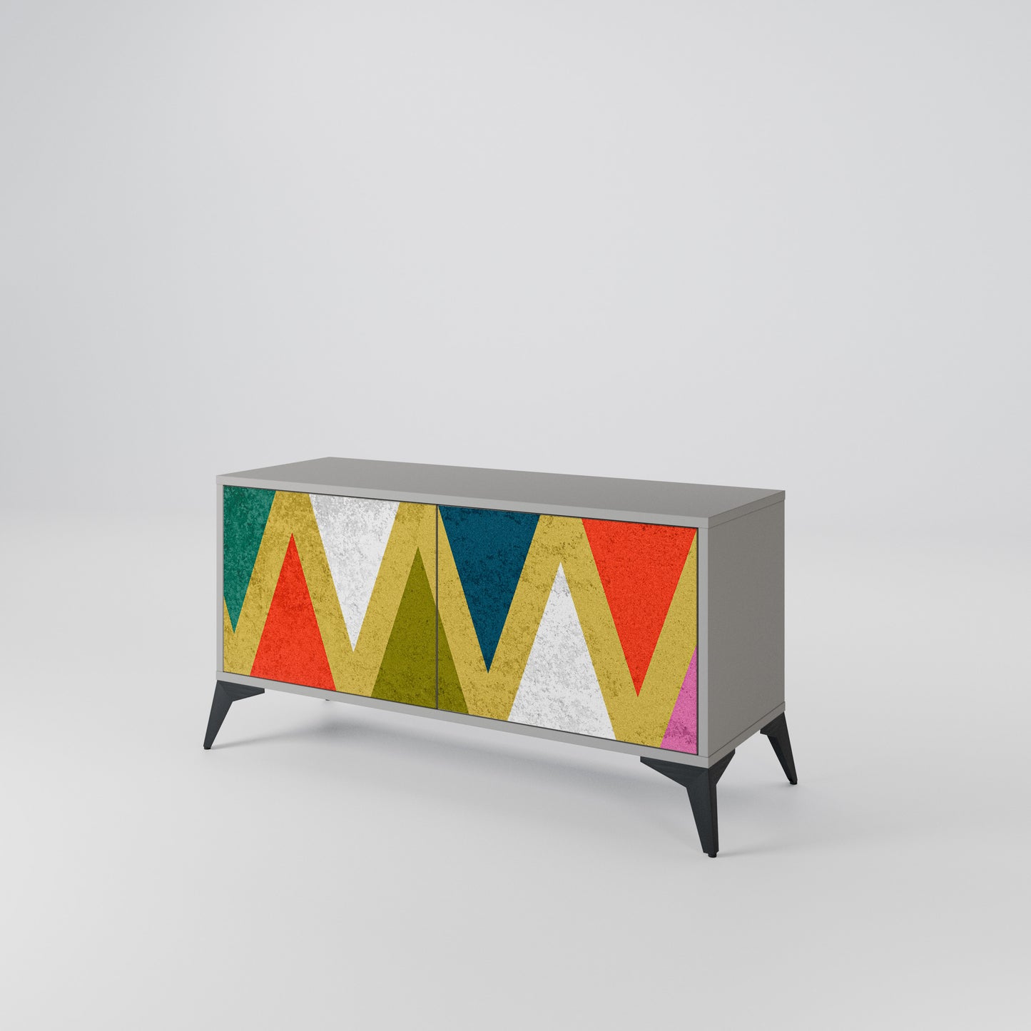 COLORFUL TRIANGLES Mobile TV Compatto a 2 Ante