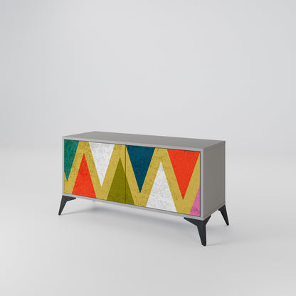 COLORFUL TRIANGLES Mobile TV Compatto a 2 Ante