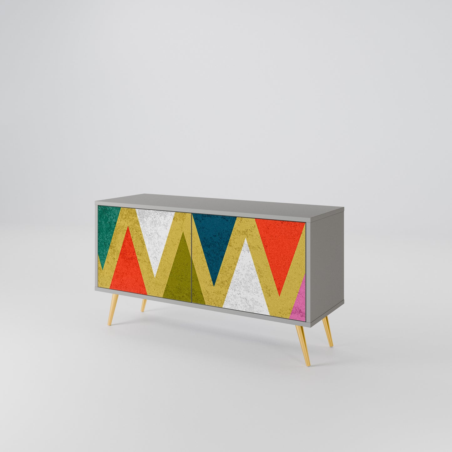 COLORFUL TRIANGLES Mobile TV Compatto a 2 Ante