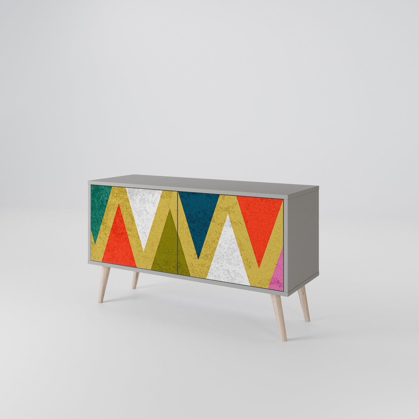 COLORFUL TRIANGLES Mobile TV Compatto a 2 Ante