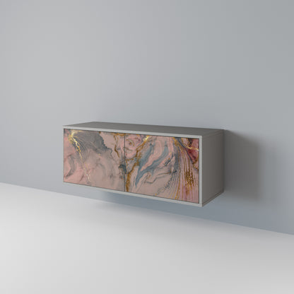 GILDED SWIRLS Mobile TV Compatto a 2 Ante