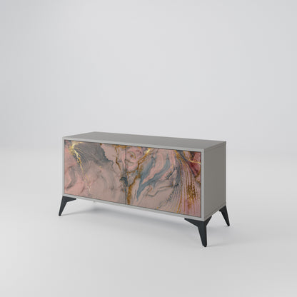 GILDED SWIRLS Mobile TV Compatto a 2 Ante