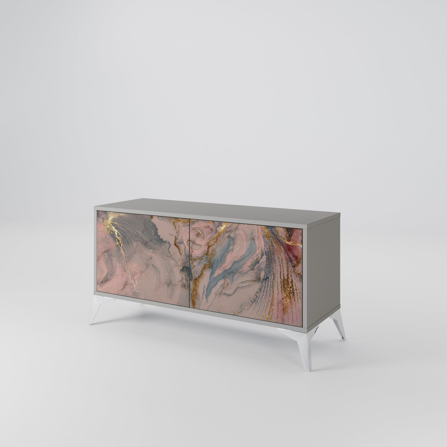 GILDED SWIRLS Mobile TV Compatto a 2 Ante