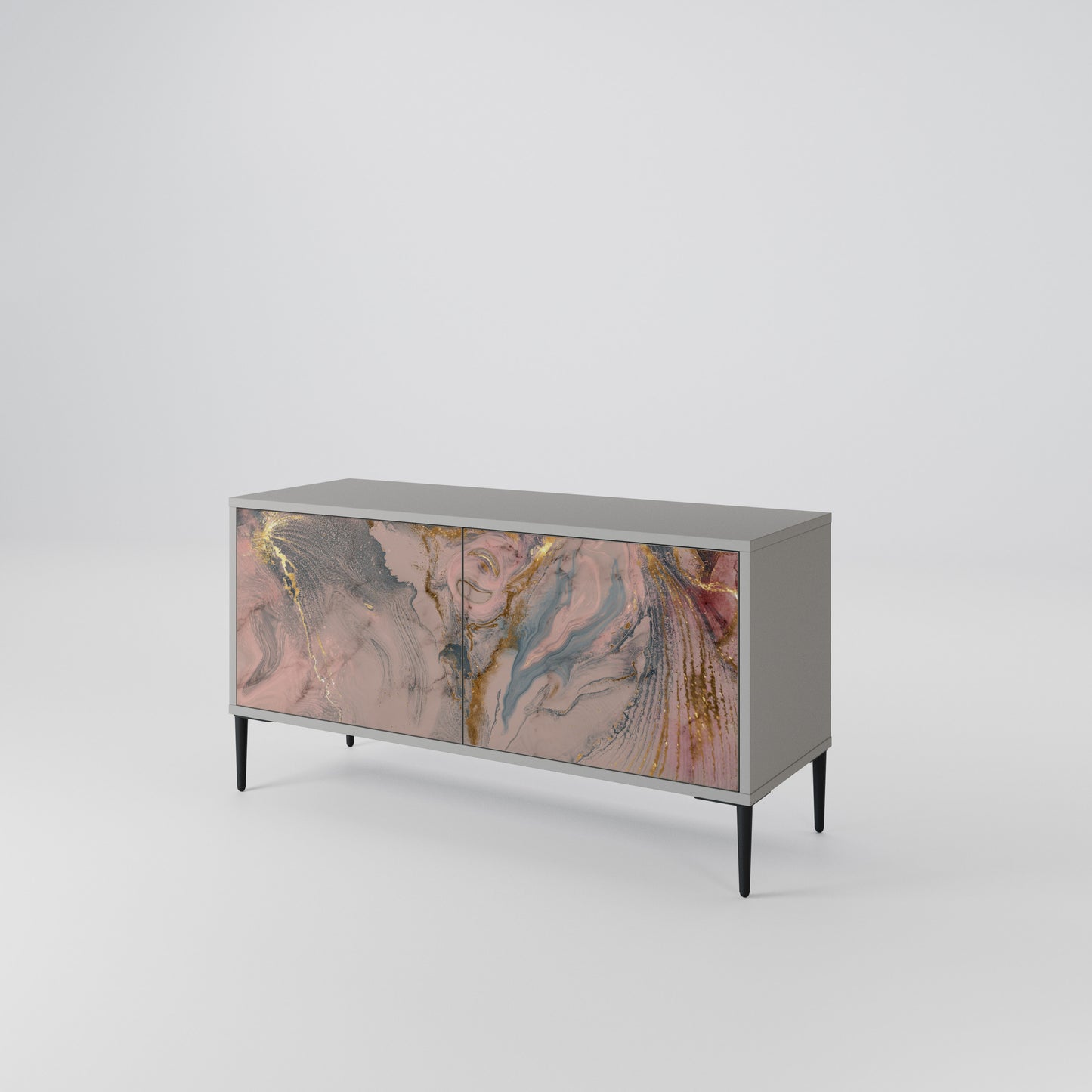 GILDED SWIRLS Mobile TV Compatto a 2 Ante