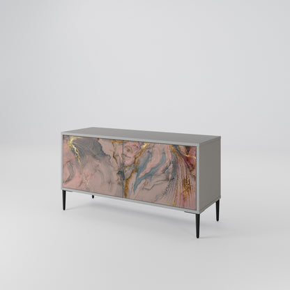 GILDED SWIRLS Mobile TV Compatto a 2 Ante