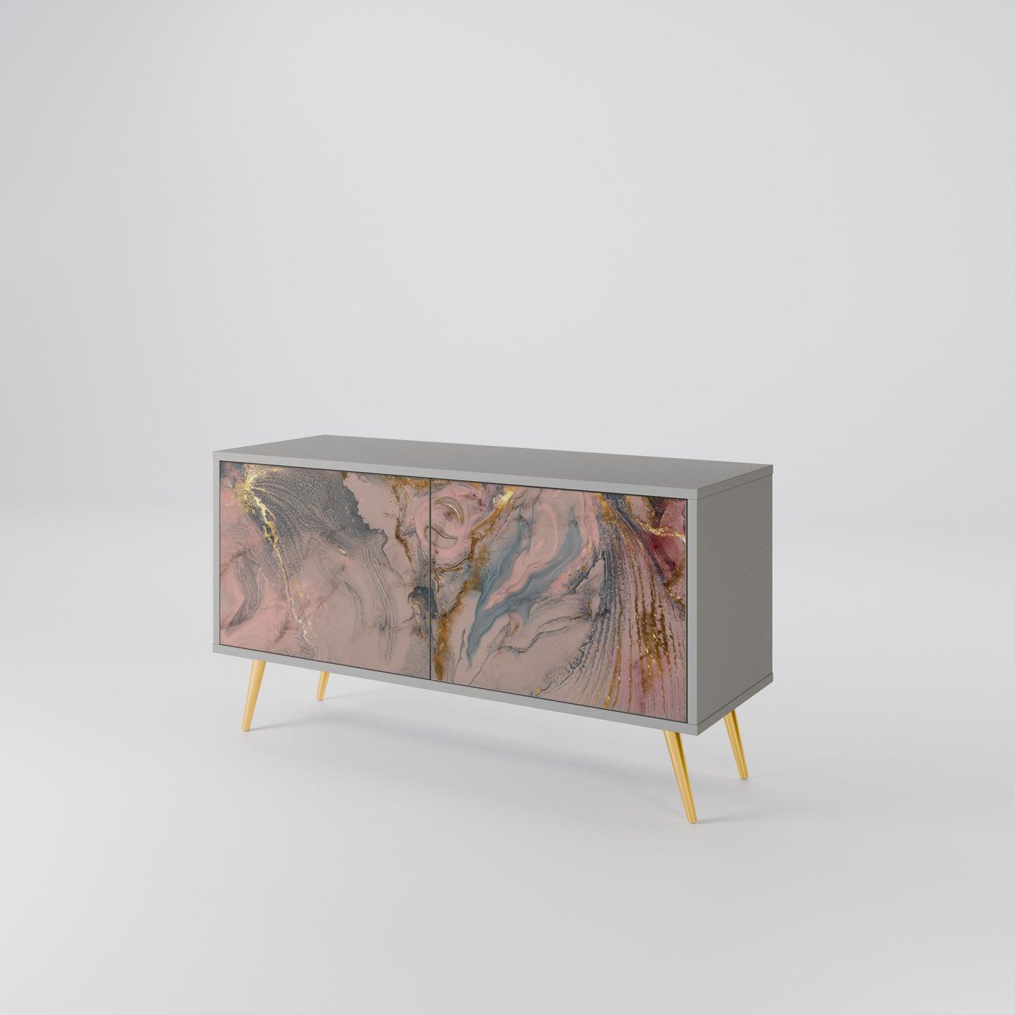 GILDED SWIRLS Mobile TV Compatto a 2 Ante