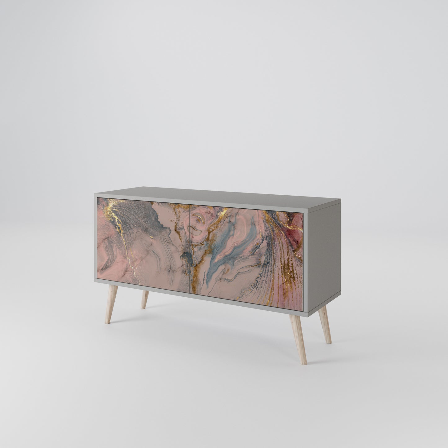 GILDED SWIRLS Mobile TV Compatto a 2 Ante