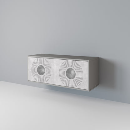 SOLID CIRCLES Mobile TV Compatto a 2 Ante