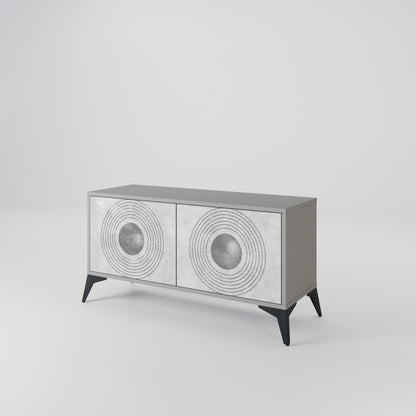 SOLID CIRCLES Mobile TV Compatto a 2 Ante