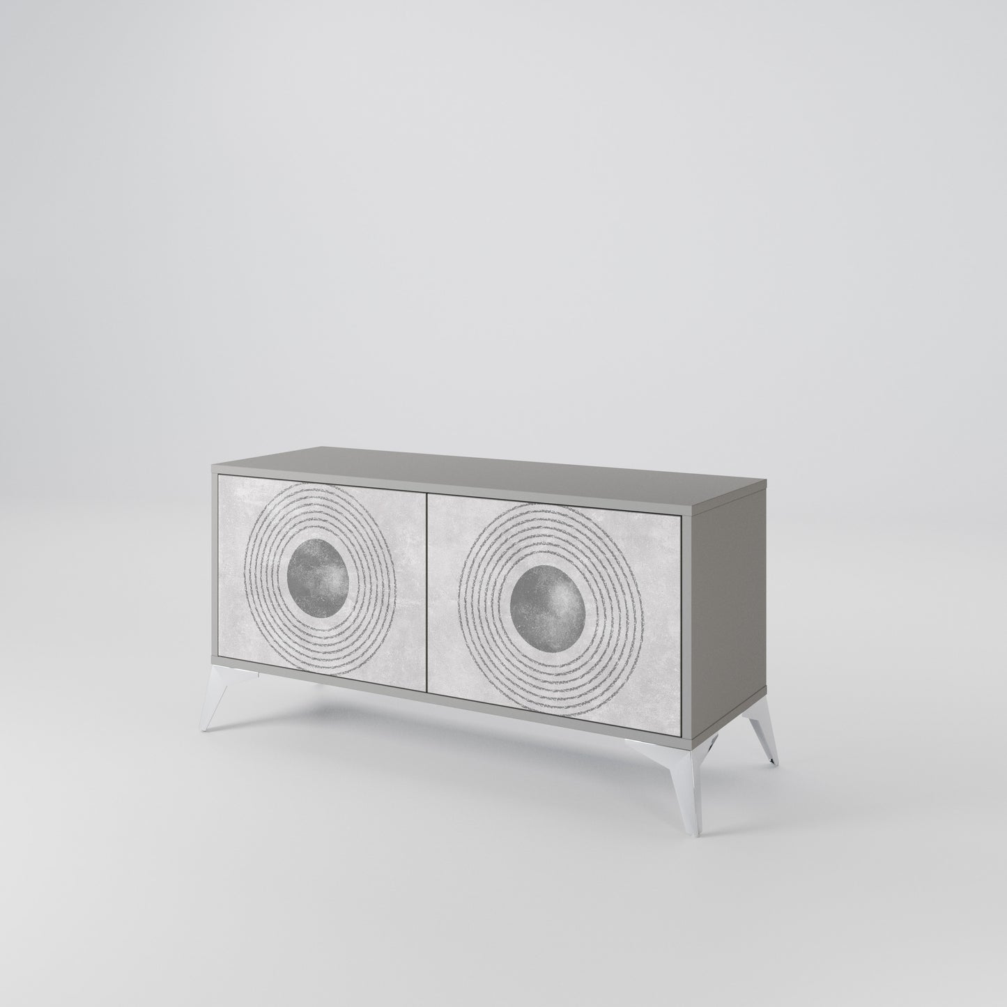 SOLID CIRCLES Mobile TV Compatto a 2 Ante