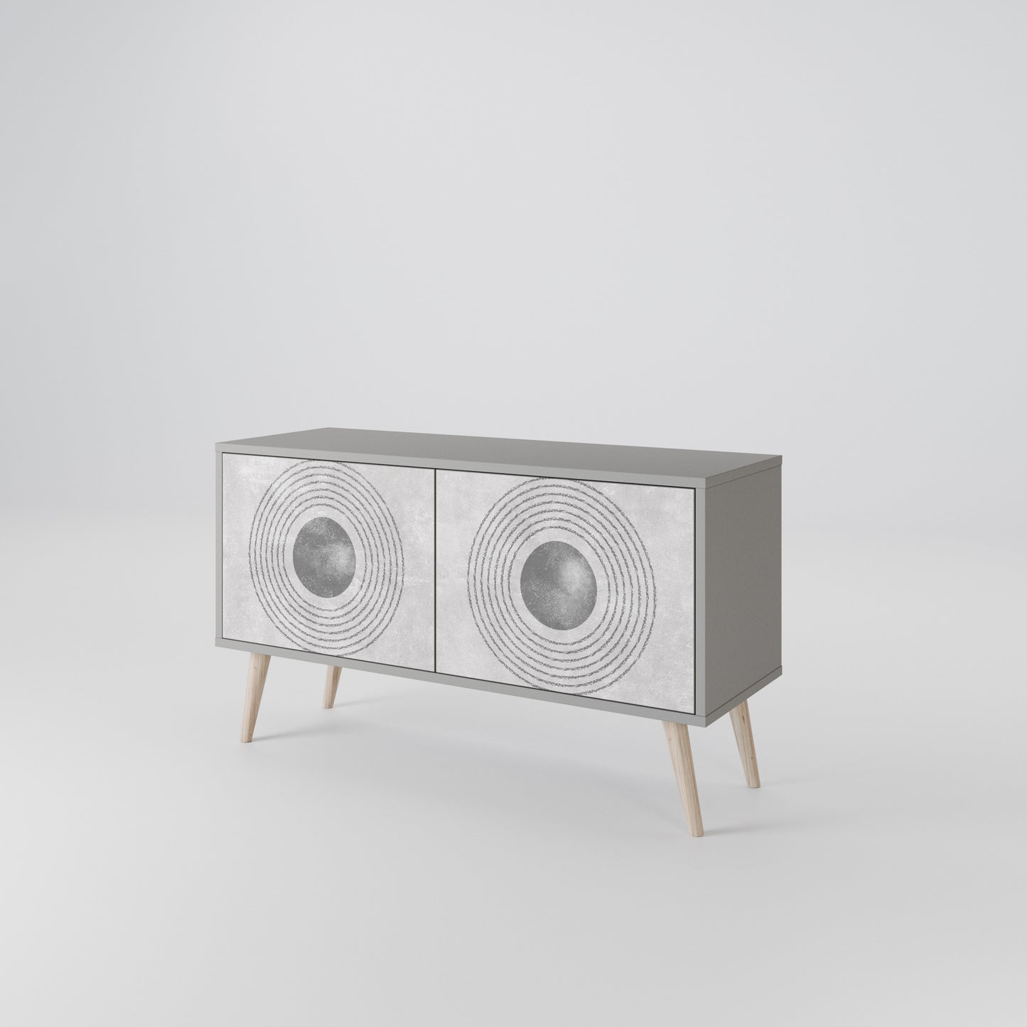 SOLID CIRCLES Mobile TV Compatto a 2 Ante