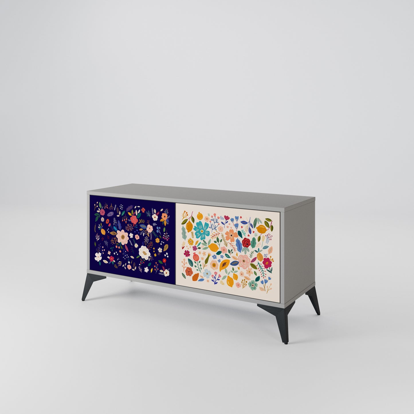 FLORAL COMBINATION Mobile TV Compatto a 2 Ante