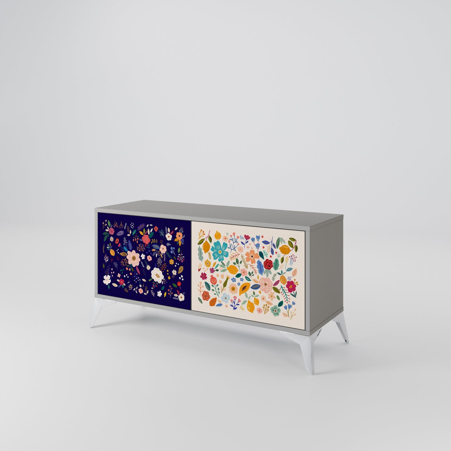 FLORAL COMBINATION Mobile TV Compatto a 2 Ante