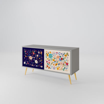 FLORAL COMBINATION Mobile TV Compatto a 2 Ante