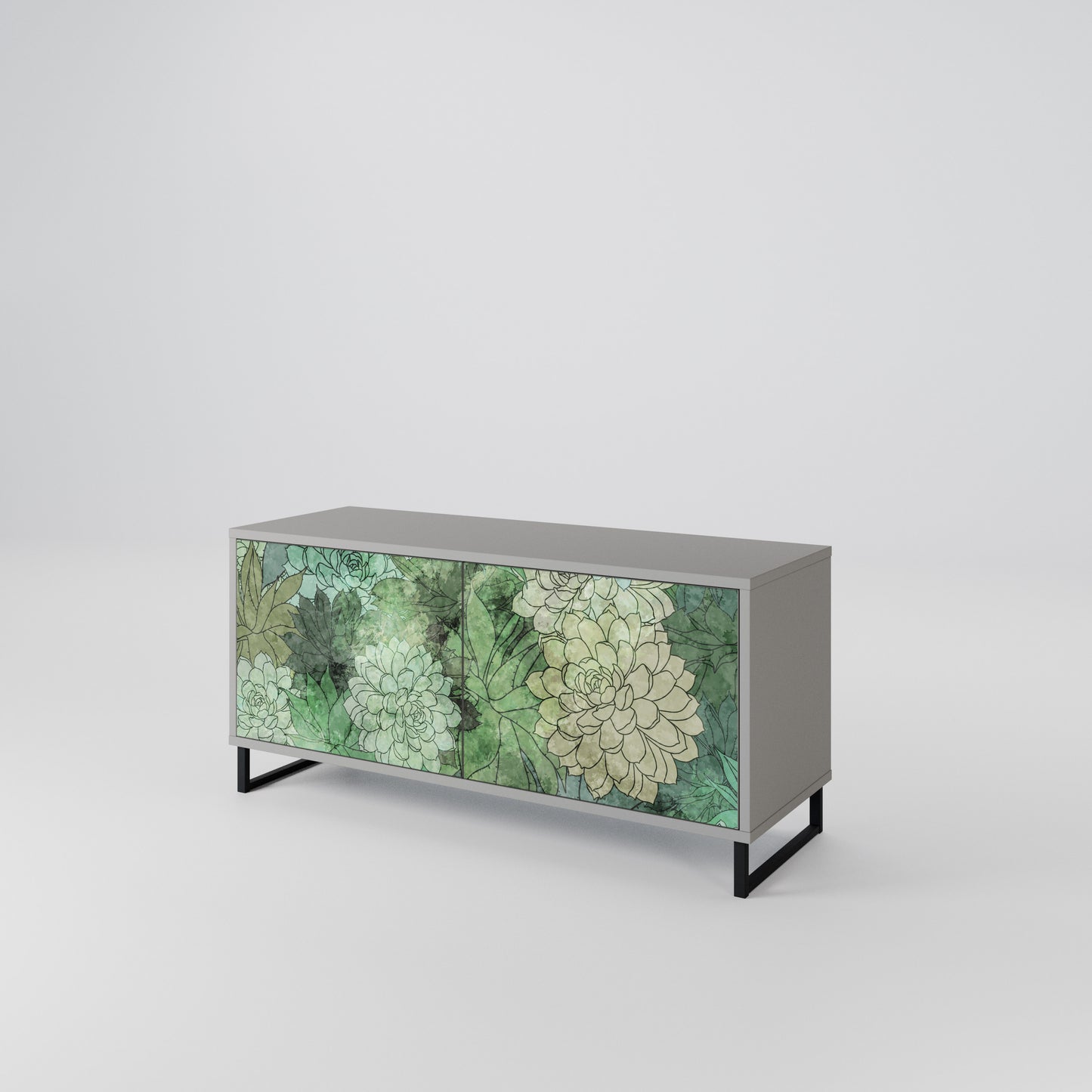 SUCCULENT CLUSTER Mobile TV Compatto a 2 Ante