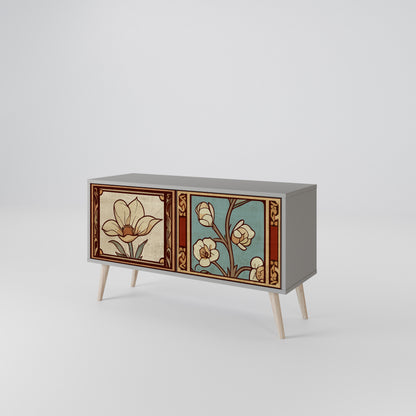 TIMELESS FLORA Mobile TV Compatto a 2 Ante