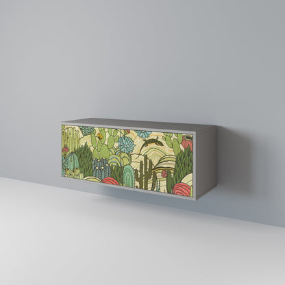 SUCCULENTS KALEIDOSCOPE Mobile TV Compatto a 2 Ante