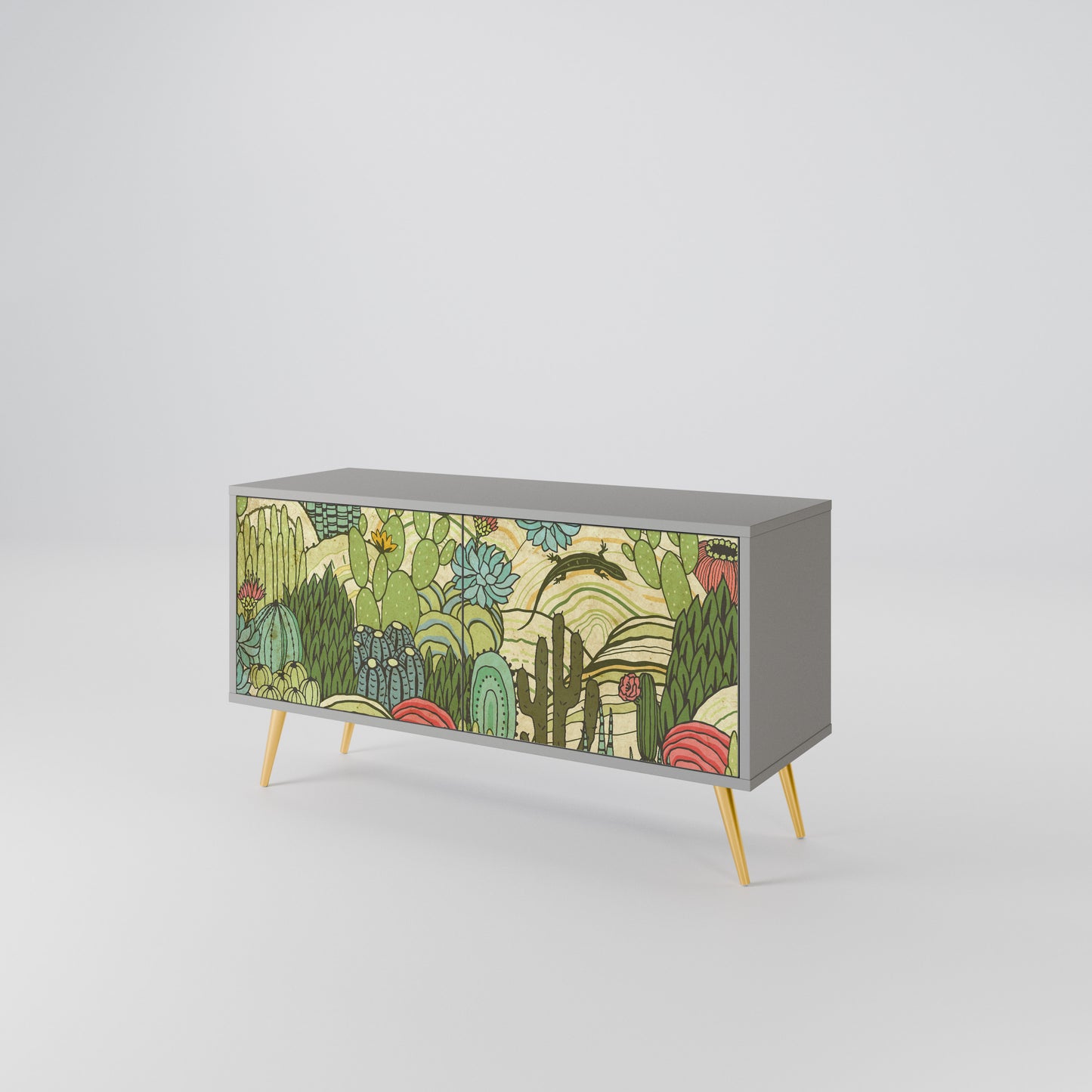 SUCCULENTS KALEIDOSCOPE Mobile TV Compatto a 2 Ante