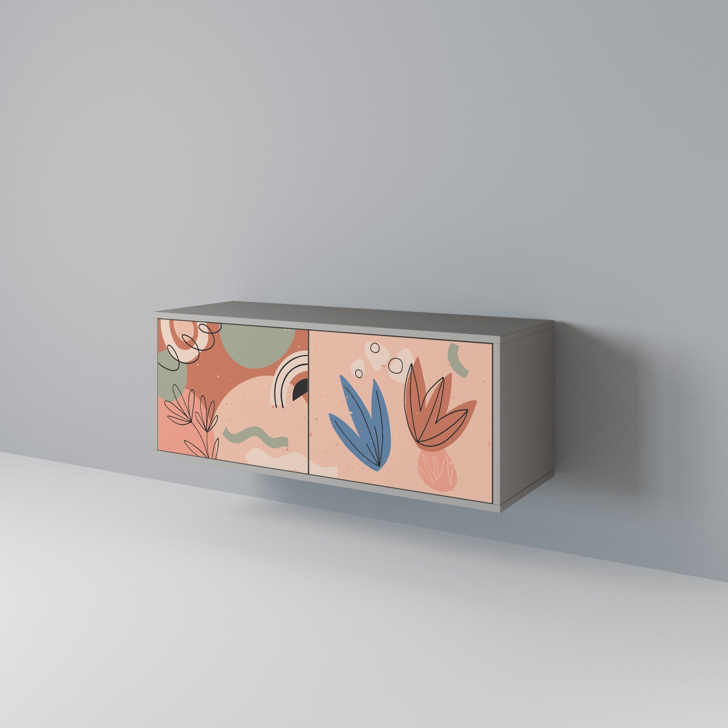 PASTEL DESTINY Mobile TV Compatto a 2 Ante