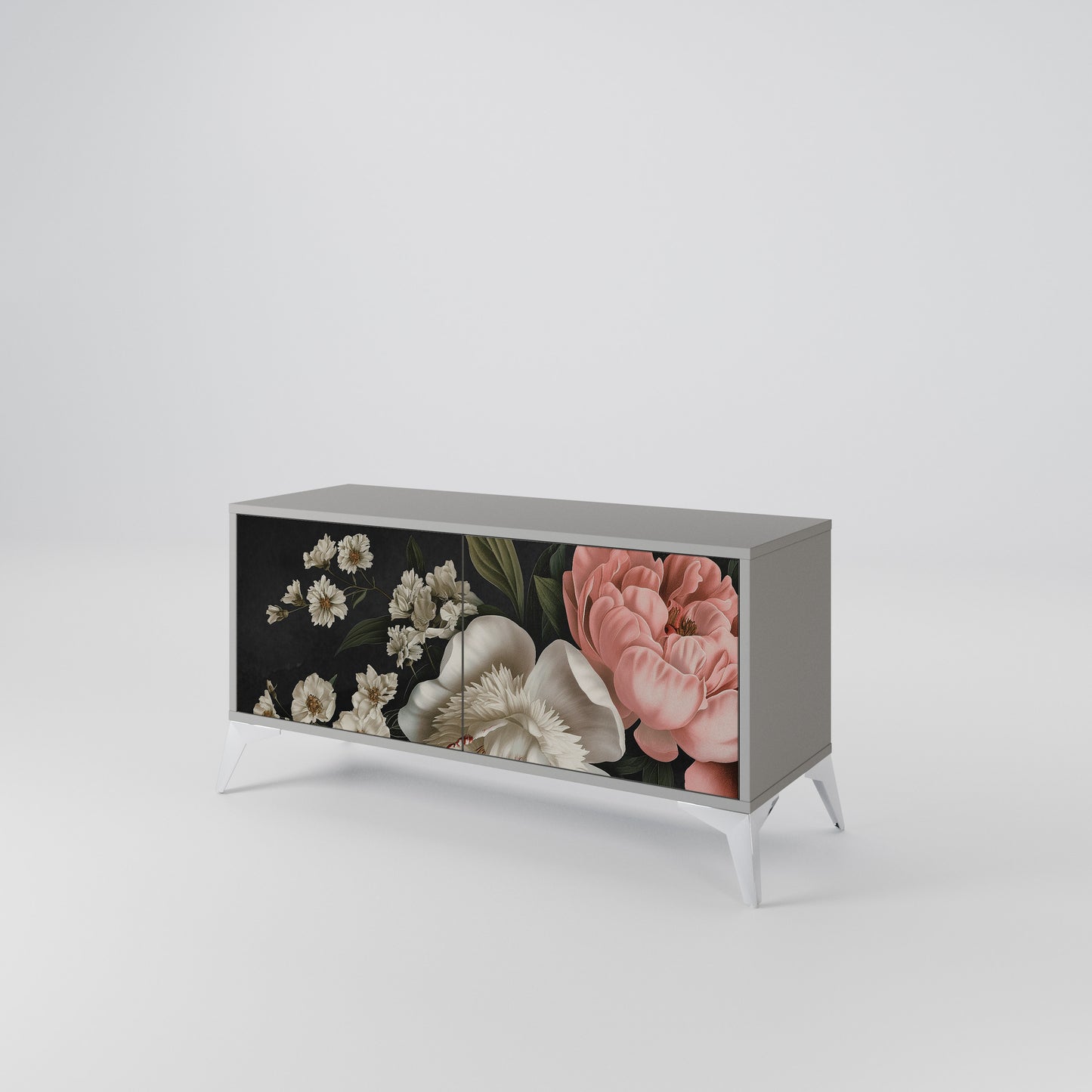 LUSH ELEGANCE Compact 2-Door TV Cabinet