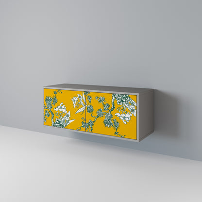 YELLOW CHINOISERIE Mobile TV Compatto a 2 Ante