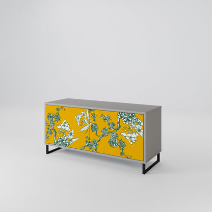 YELLOW CHINOISERIE Mobile TV Compatto a 2 Ante