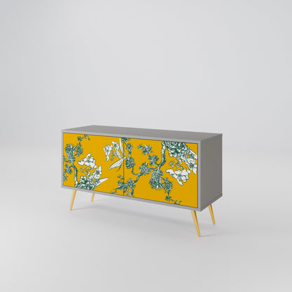 YELLOW CHINOISERIE Mobile TV Compatto a 2 Ante
