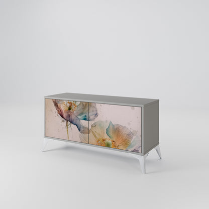 SOFTEN POPPY Mobile TV Compatto a 2 Ante