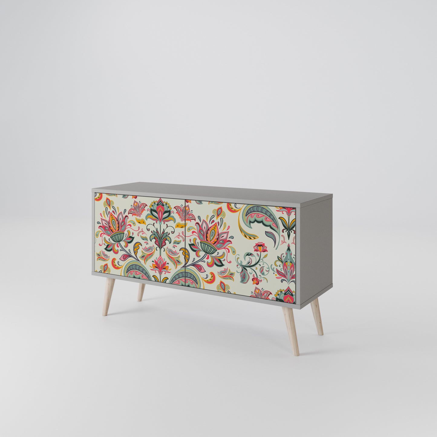 ORGANIC FOLKLORE Compact 2-Door TV Cabinet