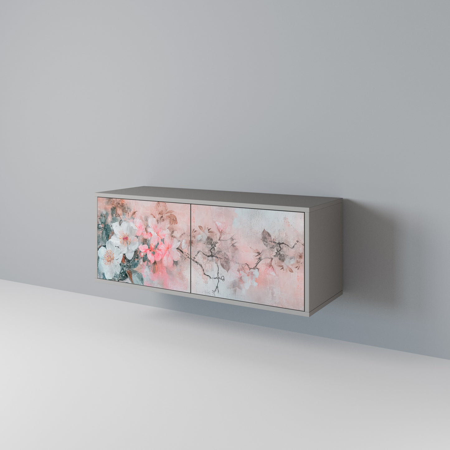 CHERRY BLOSSOM Compact 2-Door TV Cabinet