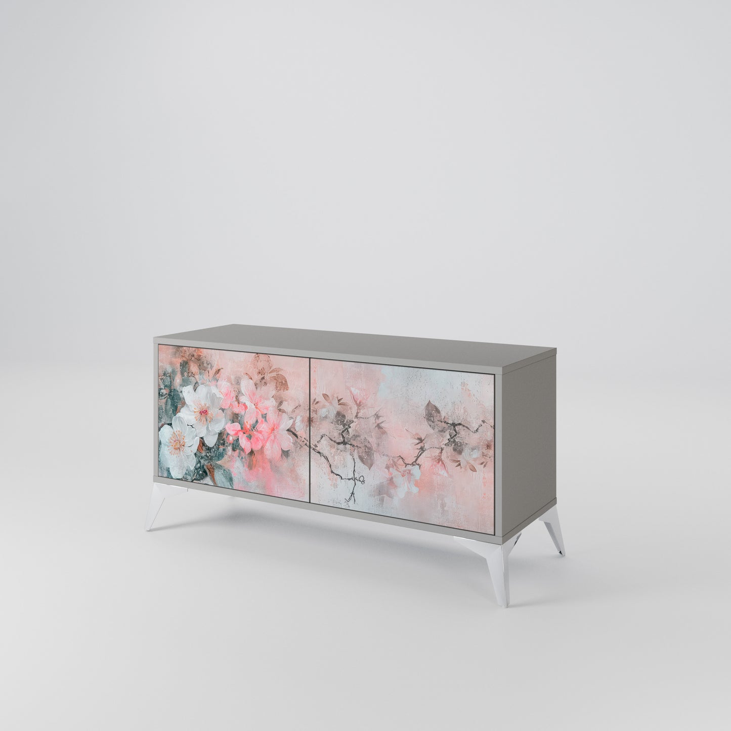 CHERRY BLOSSOM Compact 2-Door TV Cabinet