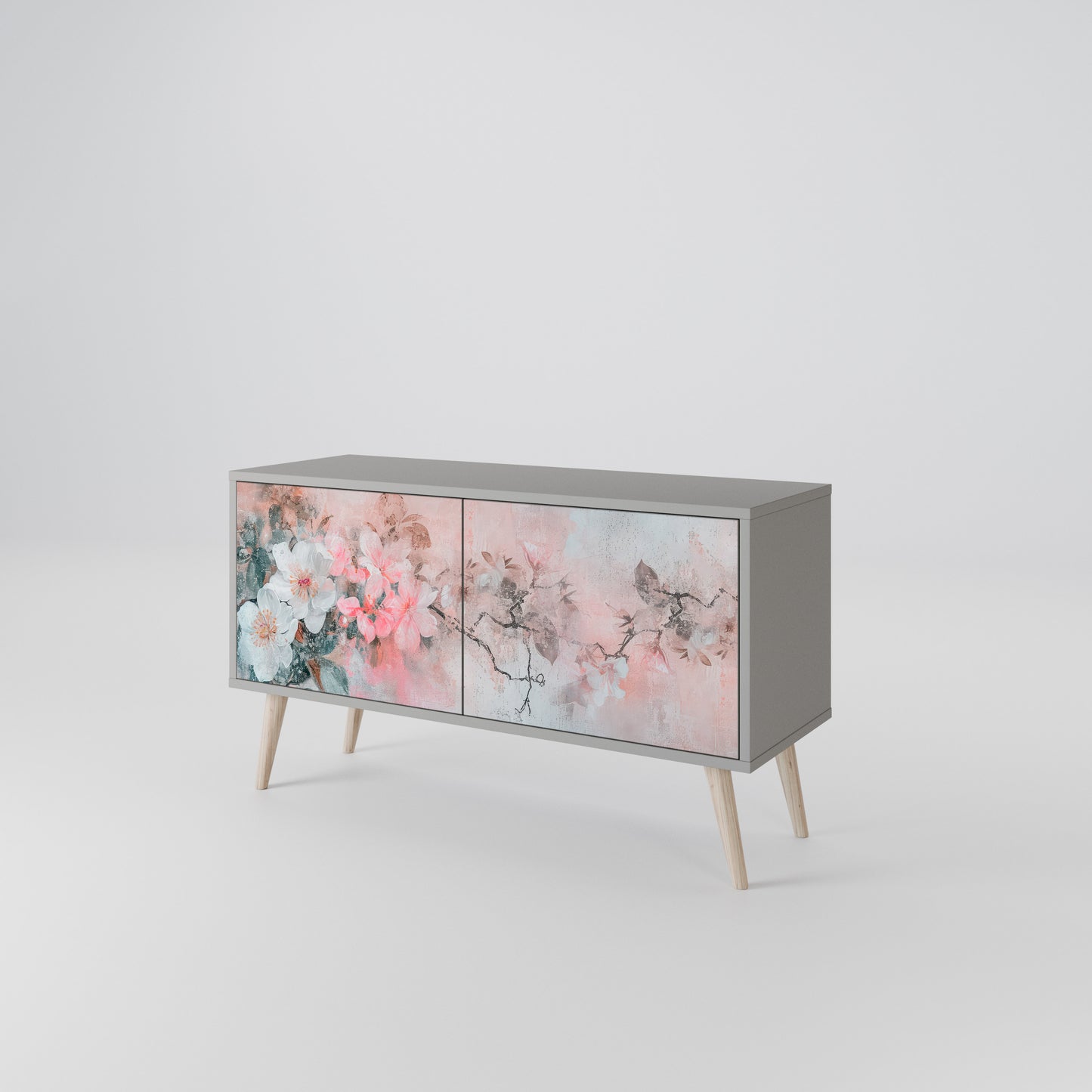 CHERRY BLOSSOM Compact 2-Door TV Cabinet