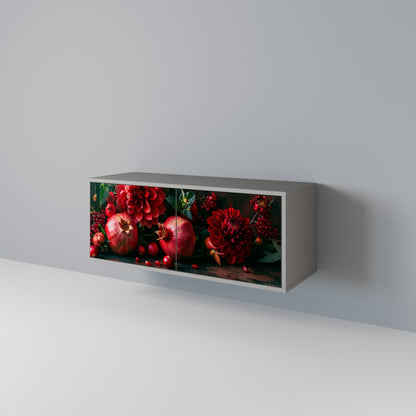 DAHLIAS AND POMEGRANATES Mobile TV Compatto a 2 Ante